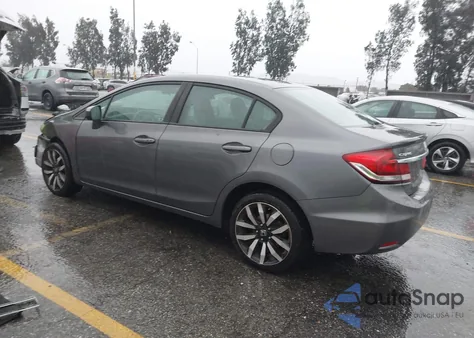 2015 Honda Civic Ex-L из США, поврежденный, VIN 19XFB2F9XFE263019